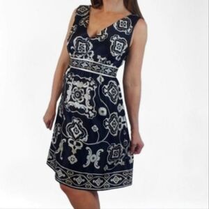 100%Silk WHBM Classic Dress Empire Waist Sexy Sophisticated Semi Formal Party